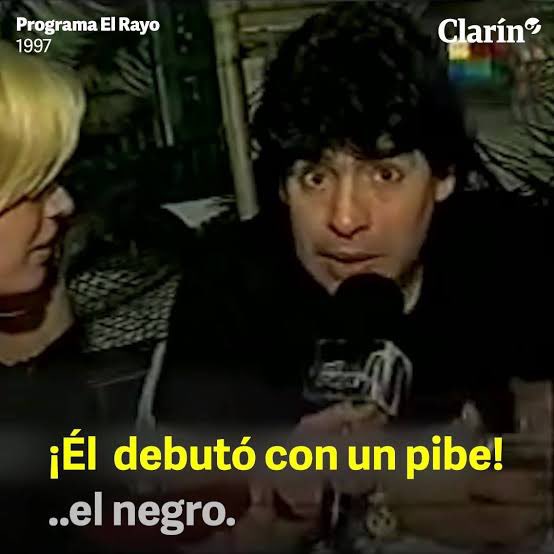 MALPICA01's tweet photo. @RicardoBSalinas “El negro debutó con un pibe” https://t.co/Ta95HLTAlj