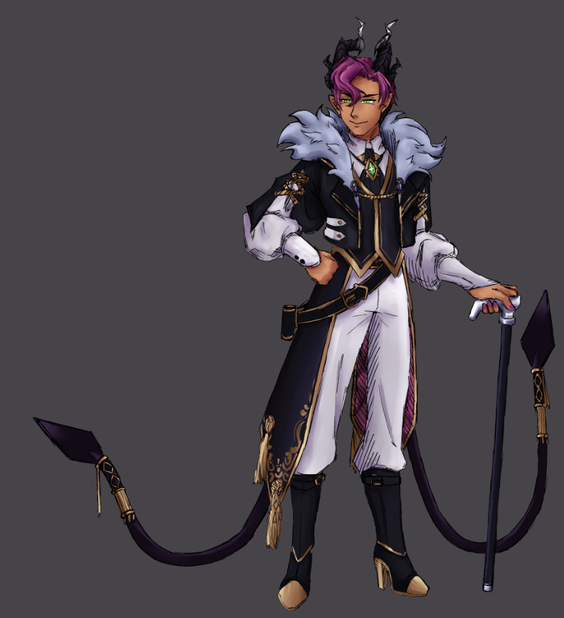 lurrenia_w's tweet photo. Alright. I have wayyyyy more Obey me Art on tumbler. 
But have a Mephisto demon form redesign i did 2 weeks ago or something 

#obeymesc #obeymemephistopheles https://t.co/qWr7IkfUit