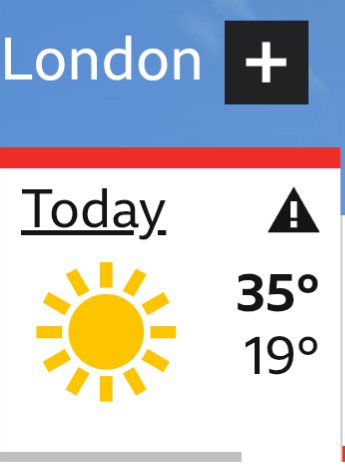 robinmonotti's tweet photo. If it is "CO2" that is causing 35°C today, then what is causing a drop of 11°C by Monday? Anti-CO2 perhaps? Or maybe CO2 has nothing at all to do with the weather and never did! https://t.co/7zaHBHYV17