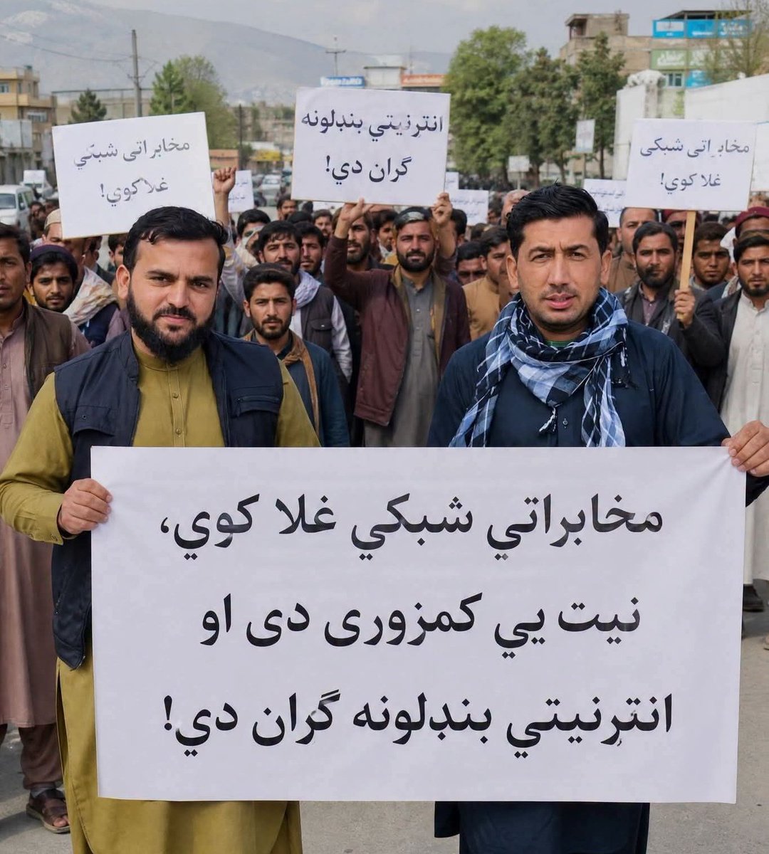 IslamYarZadran's tweet photo. تکبیر /الله اکبر ☝️ 
د انټرنېټي غلو پر وړاندې د مجاهد ولس مبارزه د ستاینې وړ ده. کلک پرې ودرېږئ! زموږ مبارزه به تر هغې روانه وي، تر څو چې ۱۰۰ جي‌بي انټرنېټ په ۲۰۰ افغانۍ نه وي برابر شوی💪 https://t.co/QmqaW8GWYm
