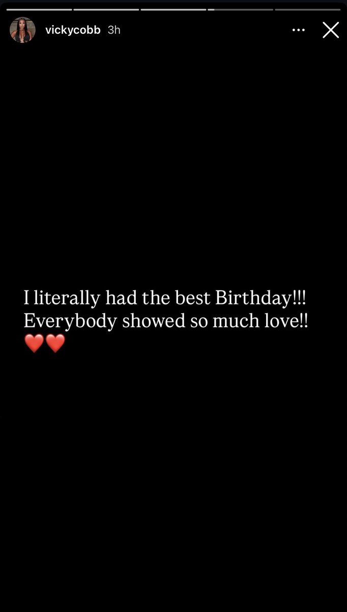 msarithedon's tweet photo. @GotDaScoop Y’all in the comments saying she fought Vicky when Vicky posted this on her IG thanking her for her birthday. 😂😂 like stfu. https://t.co/Qk1eHyp9hi
