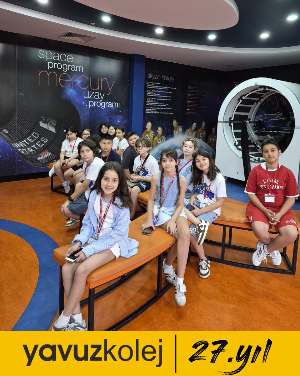 YavuzKolej's tweet photo. 🚀✨ 5. sınıf öğrencilerimizle birlikte 3 günlük unutulmaz bir deneyim için İzmir Uzay Kampı’ndaydık! https://t.co/ufZTgTFtRr