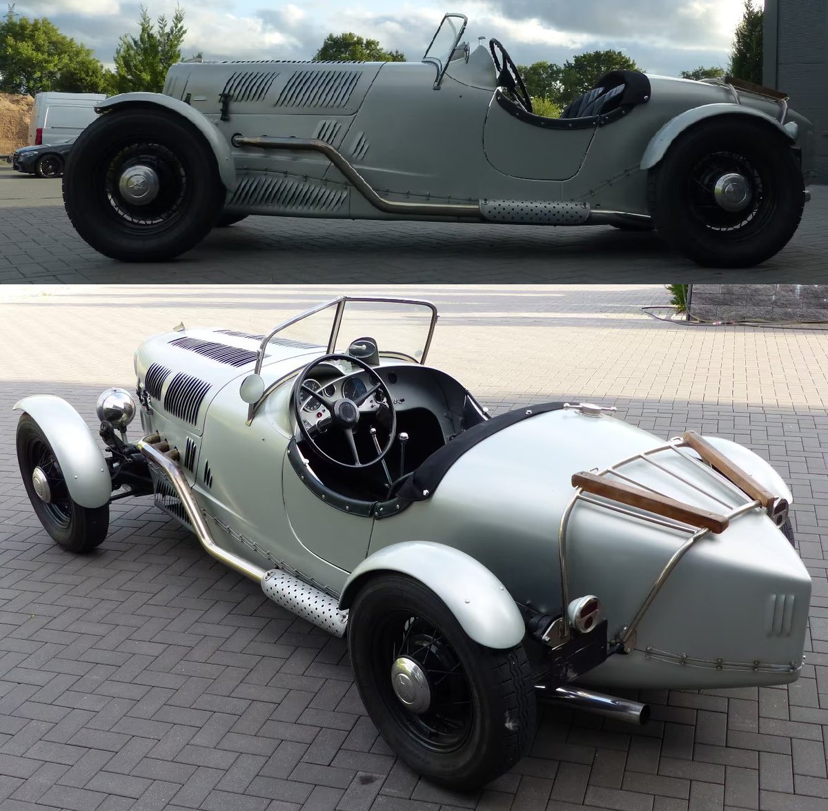 UltimativCars's tweet photo. Got s/th special for you, folks.
The #Portuguese racecar-maker #EdFord (1930-38) made 4 units in total, of which 2 still exist.
All based on #Ford #ModelA-chassis w/ 4-cyls (3 u.) until '35, they switched to the single unit "#Especial #V8"(3.8L).
And this LAST UNIT is on sale! https://t.co/In0yiqqf21