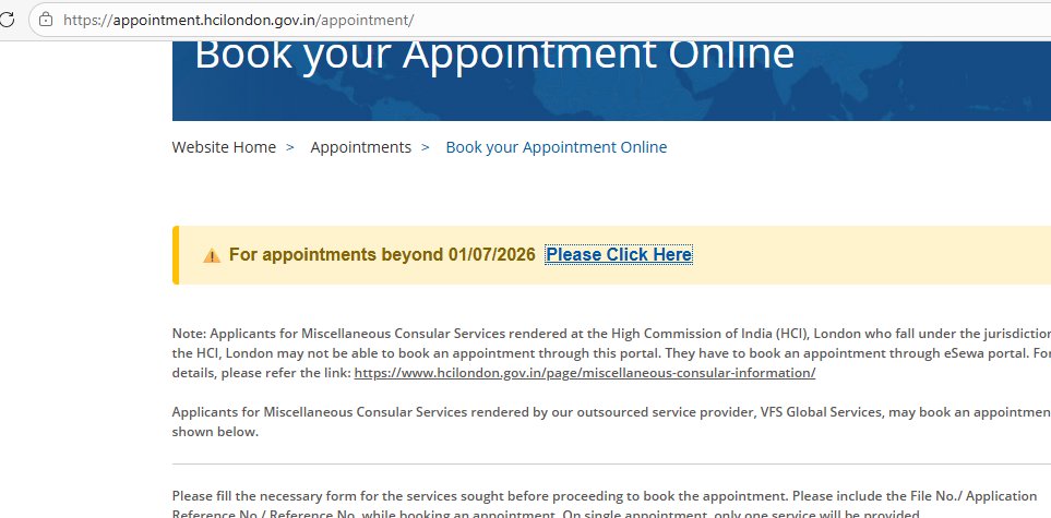 BaljiKrish's tweet photo. @HCI_London  Trying to book an OCI appointment in July, website is asking to click a link , which takes to VFS , but  on login to VFS account , page gives unexpected error.  Tried multiple times now https://t.co/QB8bZPp6Sj