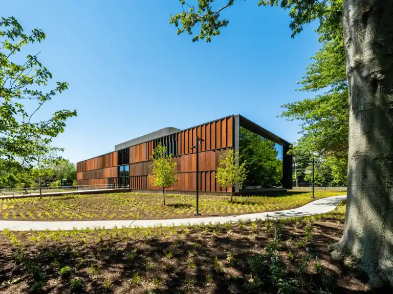 architectmag's tweet photo. 🎸🏛️ Bruce Springsteen didn't want a shrine.

So architects built a memorial.

The new CookFox-designed center at Monmouth University honors The Boss—but never quite turns up the volume.

Can architecture capture rock and roll?

👉 Read the story: https://t.co/jGw747RR0T

🎶⬇️

#BruceSpringsteen #Architecture #TheBoss #CookFox #Design