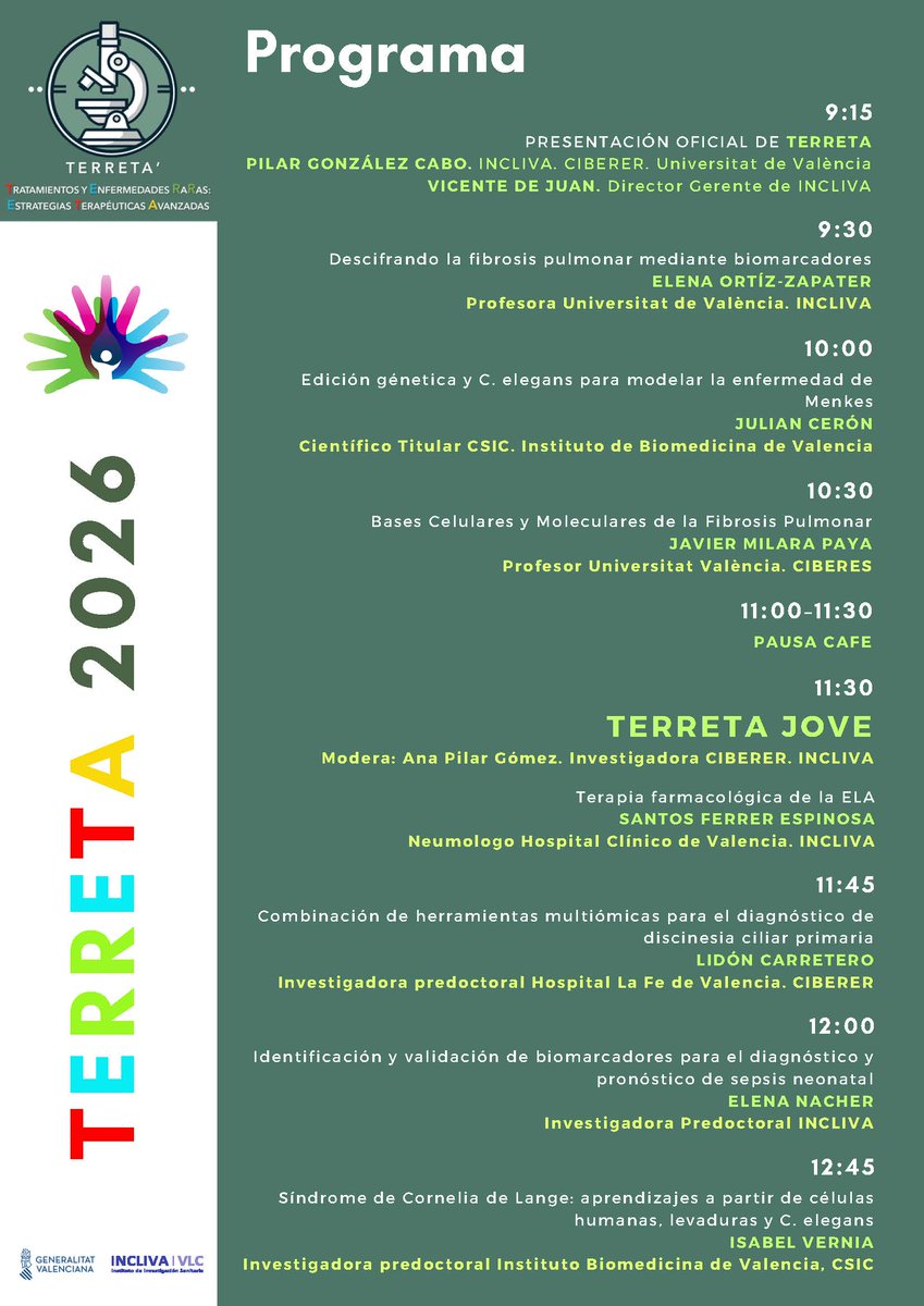 STOP_FMF's tweet photo. #StopAutoinflamatoriasFMF participará en el II Edición Terreta (Tratamientos y Enfermedades Raras: Estrategias Terapéuticas Avanzadas)
Jornada organizada por el @incliva_iis, Instituto de Investigación Sanitaria
🗓️30 de junio
⏰9-18h
Inscripciones👇
https://t.co/NY8SQQQtuF https://t.co/ShTsyn89aS