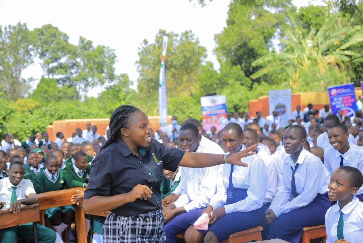 BebraveUganda's tweet photo. Check out the power of Partnerships:
Different members inspiring the young people in Kamuli district:
We are creating awareness and encouraging young people to open up and report cases of #SexualViolence 

Justice can be achieved only if we open up and report: #BeBrave Today: https://t.co/IAeCPwm8xT