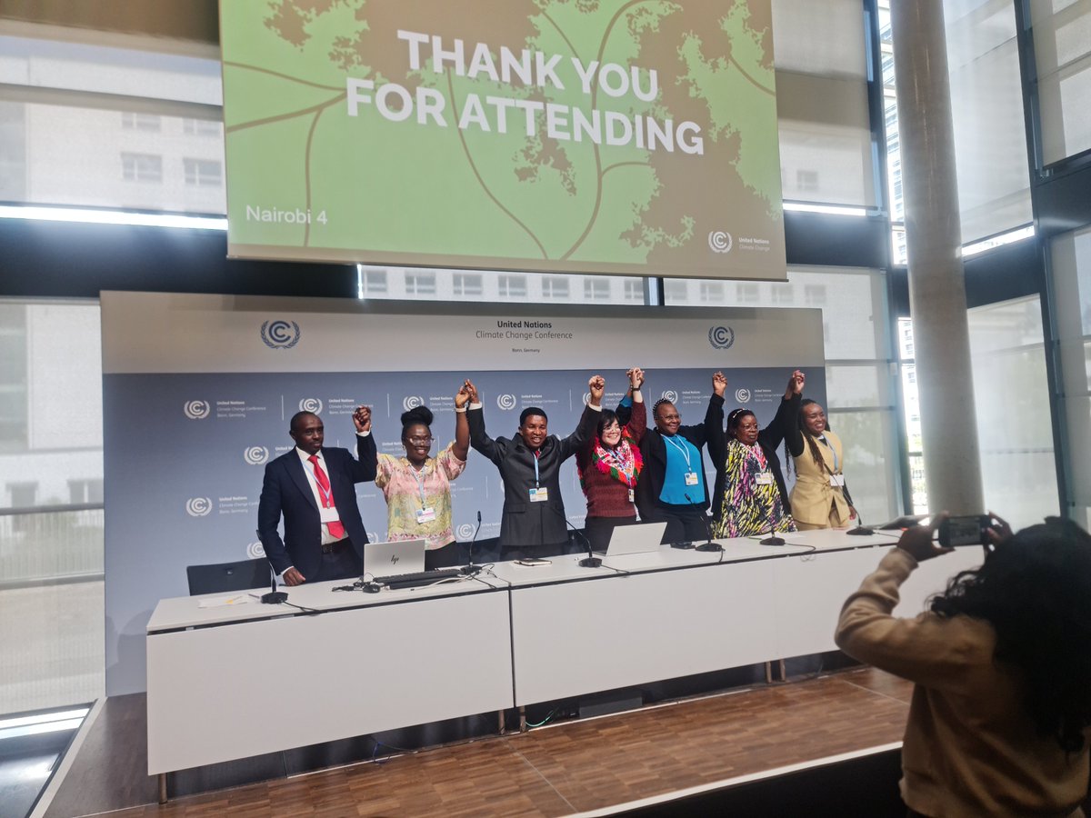 visetinfo's tweet photo. Through support from the Climate and Care Initiative Fund we were privileged to attend #UNFCCC in Bonn Germany from the 10th to 18th of June, where we gave voice to the challenges communities face in the wake of climate change.#climatecrisis #ClimateAction #SB64 @FundacionAVINA https://t.co/G8yaRXUsWh