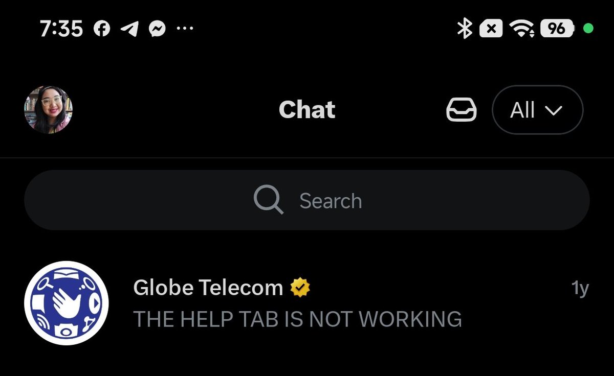 eleennaeisloved's tweet photo. Haven't DMed anyone here in over a year, so my most recent one is with Globe 🤣 https://t.co/tozSNwY9wp