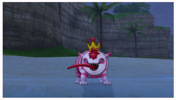 dqx_ASTClock's tweet photo. とある場所で待機してたらモンスターシールのプリンセスニャンと遭遇した件。 https://t.co/ujnqSVFtkm