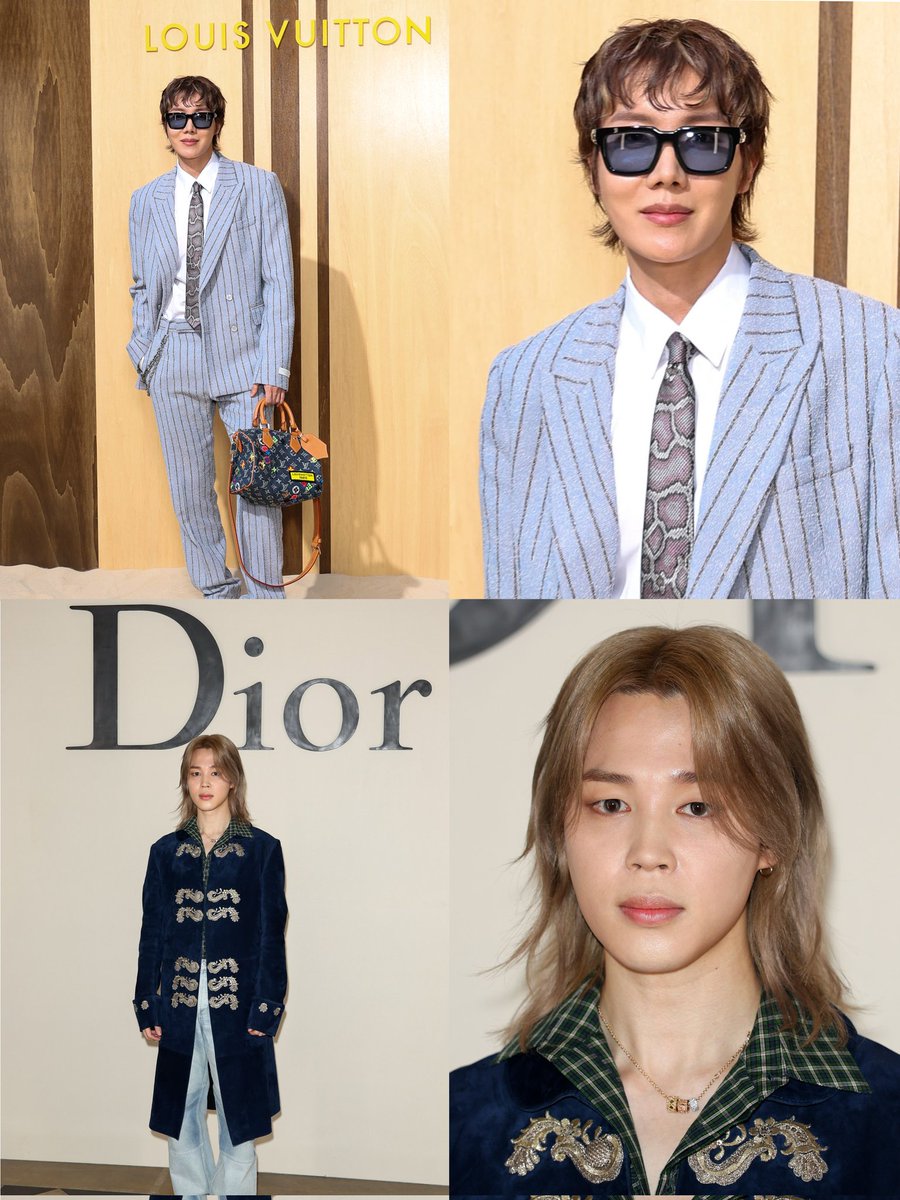 stayalivejksg's tweet photo. J-HOPE Y JIMIN LUCIENDO ESPECTACULARES EN LA SEMANA DE LA MODA DE PARIS CON SUS RESPECTIVAS CASAS DE MODAS! SUS LOOKS? AMO 🛐

COMENTEN:

DIOR GLOBAL AMBASSADOR JIMIN
FASHION KING JIMIN
#JIMINxDiorSummer27
J-HOPE FACE OF LOUIS VUITTON 
FASHION MVP J-HOPE RETURNS
#jhopexLVMenSS27 https://t.co/uCHPupoOBO