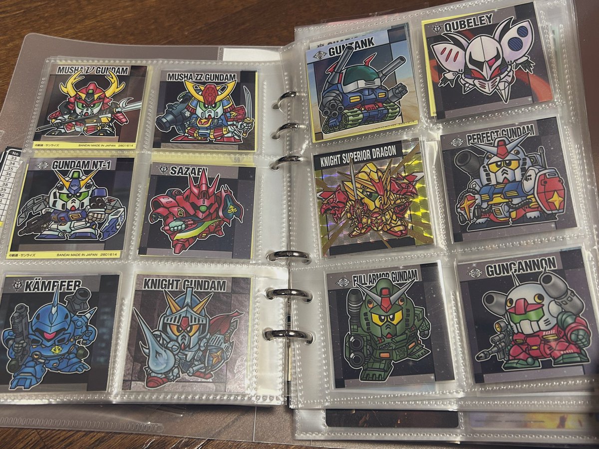 kurobb96's tweet photo. 元祖SDガンダムスナック第一弾も
再販で無事にコンプリート✨
トレードしていただいた方々に感謝‼️
あとは11月のバインダーを気長に待ちます🔥 https://t.co/thBm7z8aU2