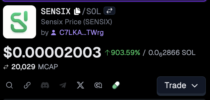 sensixapp's tweet photo. $SENSIX updated on @GeckoTerminal 

we keep on building! https://t.co/URtk5pH9T4