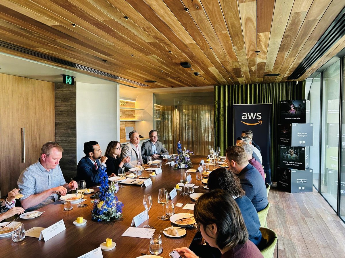 MindCausationAI's tweet photo. Pleased to have moderated recent AI roundtables in Sydney and Melbourne with FST Media and Amazon Web Services, exploring how emerging technologies are reshaping industries and redefining how businesses operate.

The discussions covered some of the most important enterprise AI themes, including customer-facing and internal AI use cases, autonomous agents, LLMs, workforce readiness, and the business case for GenAI.

A key takeaway was that delivering GenAI ROI depends not only on technology adoption, but also on data maturity, security guardrails, responsible AI governance, and clear alignment with business value.

Great to engage with industry leaders on how organisations can adopt AI responsibly while strengthening innovation, trust, productivity, and customer experience.

#AI #GenAI #ResponsibleAI #Innovation #CustomerExperience #AIGovernance #DigitalTransformation #Leadership #Technology