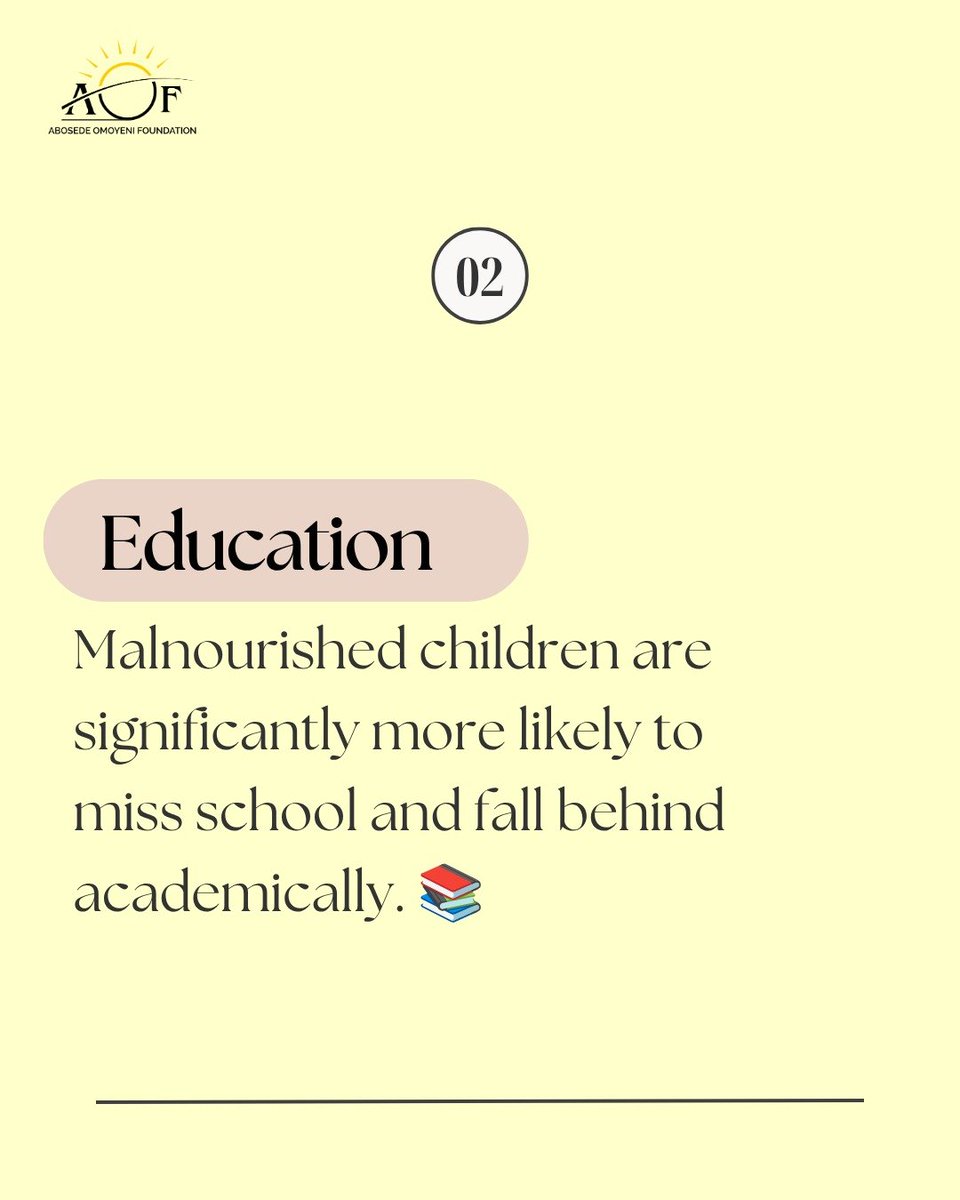 AOFOUNDATION_'s tweet photo. One of the biggest threats to a child's future in Nigeria is an empty plate. 💚

Nearly 2 million Nigerian children suffer from severe acute malnutrition. 

AOF is talking about the silent crisis. 

#EducationalWednesday #Malnutrition #AOF #SDG3 #NigeriaHealth https://t.co/Ktq7PYg5VR