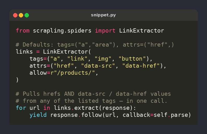 Scrapling_dev tweet picture