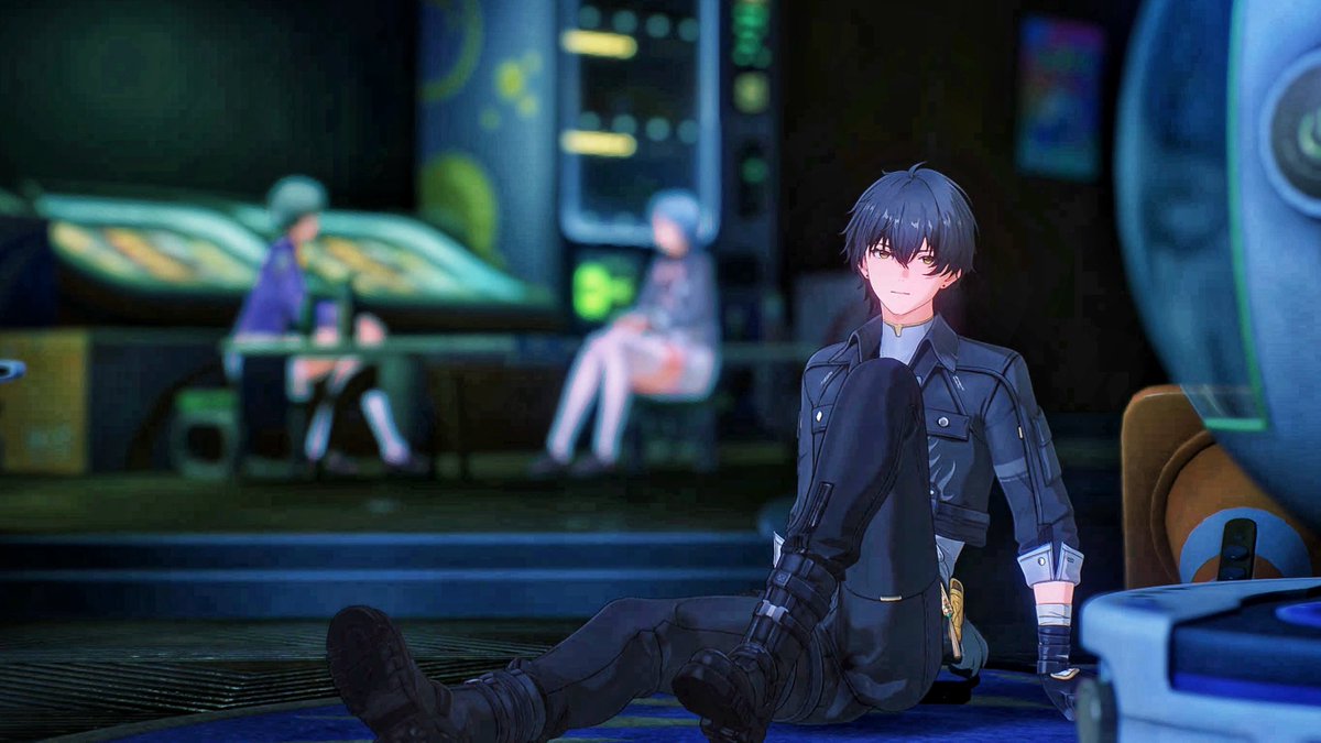 2m11na_Game's tweet photo. まてまてまてこんなカッコイイ人が学校でこんな座り方してたら惚れるに決まってるじゃんこっち見ないでよ心臓が止まるって
あぁぁイケメンイケボありがとう！
(漂泊者がここに座るの知らなかっただけ) https://t.co/n4lJelCmtR