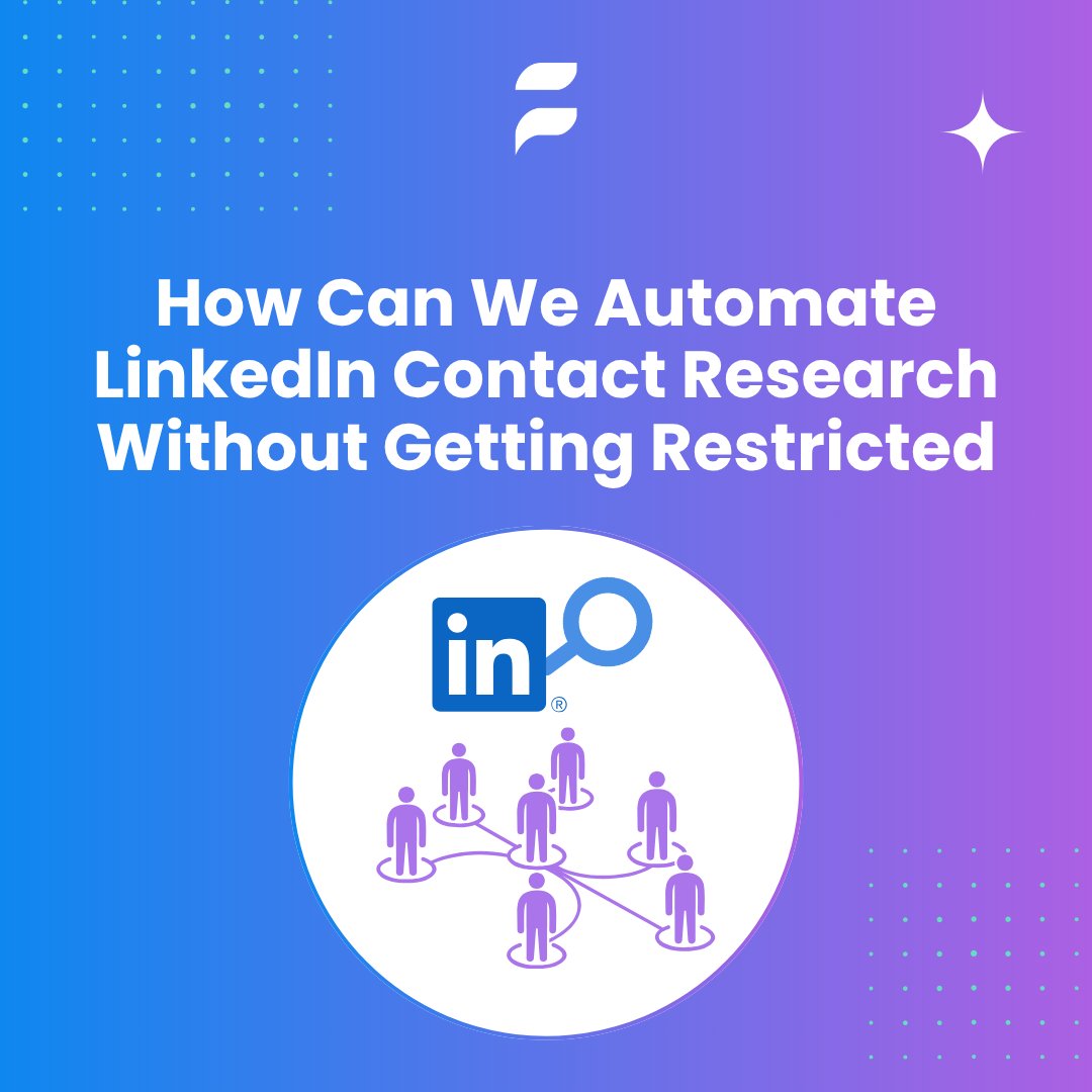 flowkonio's tweet photo. Automating #LinkedIncontactresearch without getting restricted?

The fix: automate the research behind outreach instead.
Prospect discovery
Lead enrichment
Email verification
CRM sync
Read more: https://t.co/ktE99YnduN 
Free trial: https://t.co/rSldDwAxQ0
#Flowkon https://t.co/tpOFRqKjcL