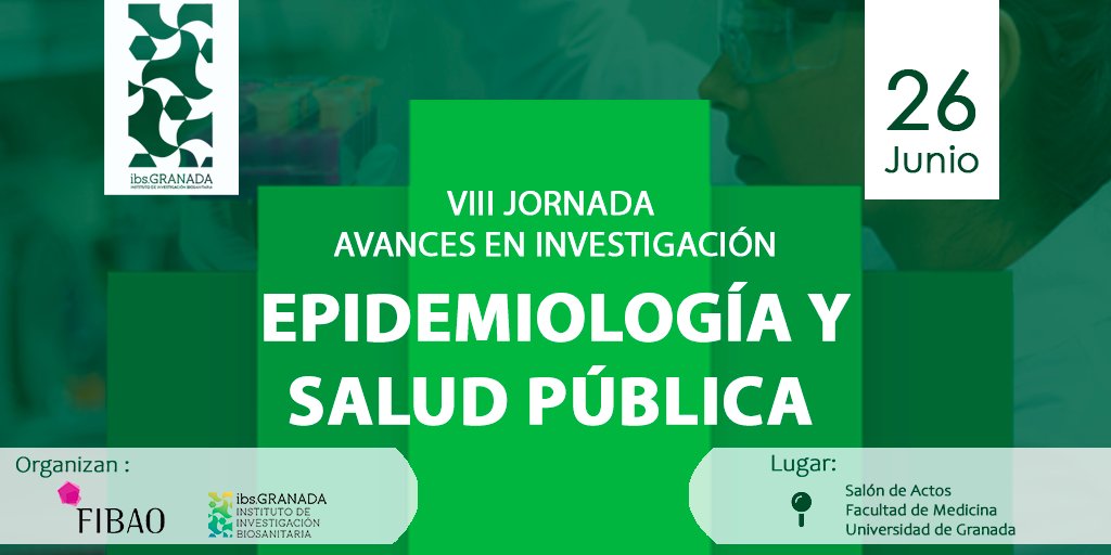 ibsGRANADA's tweet photo. ⏳ 2 días para la VIII Jornada de Epidemiología de @ibsgranada ⚠️ El plazo de inscripción cierra MAÑANA jueves 25 📍 Facultad de Medicina, @canalugr⏰ 9–14h

🔗 https://t.co/awRUyLczvG
#SomosGranadaSalud https://t.co/NV51mE4Xyt