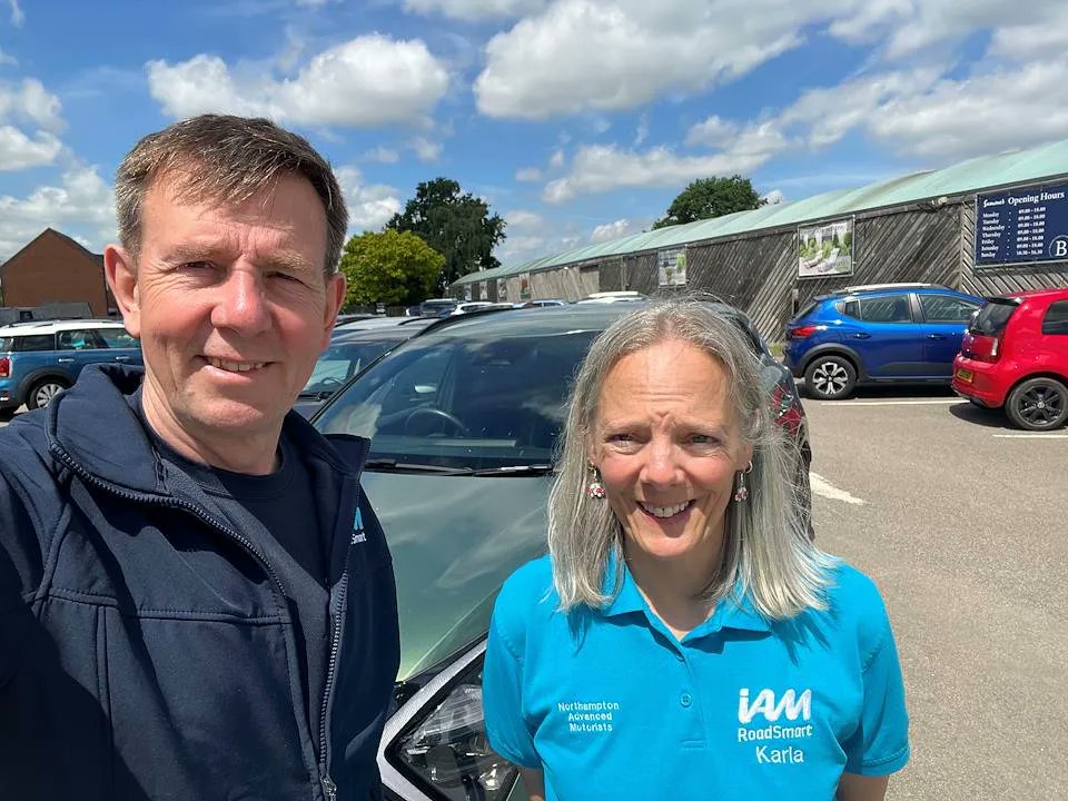 IAMRoadSmart's tweet photo. A huge congratulations to Karla Lesingham from Northants Advanced Motorists, who has successfully passed her National Observer (Cars) Assessment and become our newest National Observer in Area 3. 
 
Karla has been a valued member of the group for over 30 years, previously serving as a Local Observer and committee member. She also volunteers as an instructor with an Under-17 Car Club, alongside her husband and son, helping the next generation of drivers develop their skills. 
 
Holding an IAM Masters with Distinction, Karla's dedication to road safety and driver development shines through in everything she does. 

👏 Congratulations, Karla, and thank you for your continued commitment as an amazing volunteer!