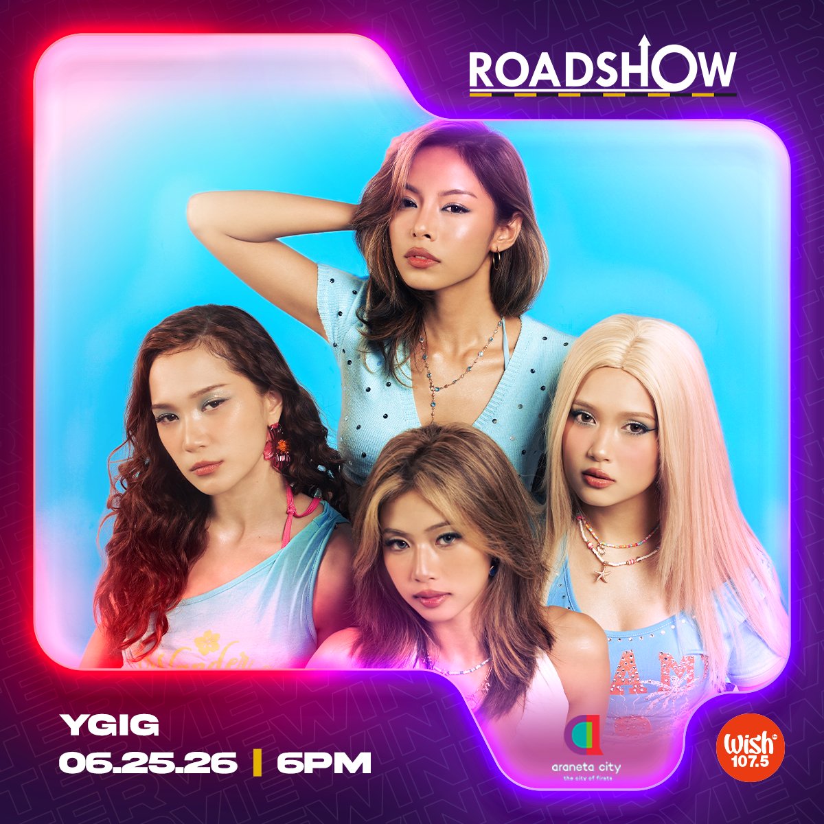 wish1075's tweet photo. Head to Araneta Coliseum (Green Gate) and watch the live Wish Bus performances of Jay Chang, @ygig_official, @official__ayo, and @hara_officialph tomorrow! https://t.co/I9bhKyTD3m