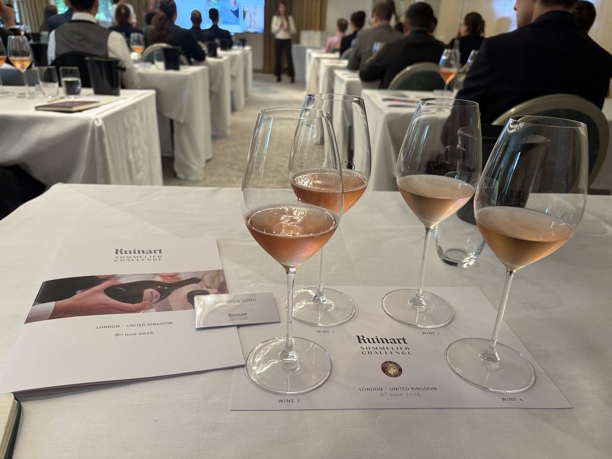 TweetaDean's tweet photo. Caroline Flot made her debut in London as Ruinart’s new chef de cave following the tragic death of Frédéric Panaïotis. At the 9th Sommelier Competition, which she hosted, we learned about the house’s Rosé techniques as well as blind tasting with 29 somms. https://t.co/rueaINERDb https://t.co/tuTLaSAtwJ