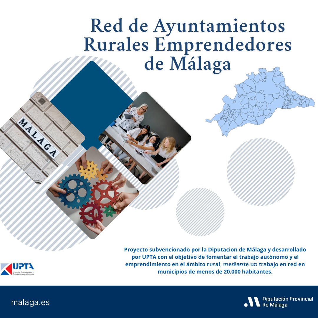 andalucia_upta's tweet photo. ▶️ Comienza la Red de Ayuntamientos Rurales Emprendedores de Málaga ✈️
Conoce lo que puede hacer por tí 👉https://t.co/FGKI5ZxvsQ
@upta_es @diputacionMLG #RareMa
@EDUARDOABADSABA @InesMazuelaRo https://t.co/44anBSqQqu