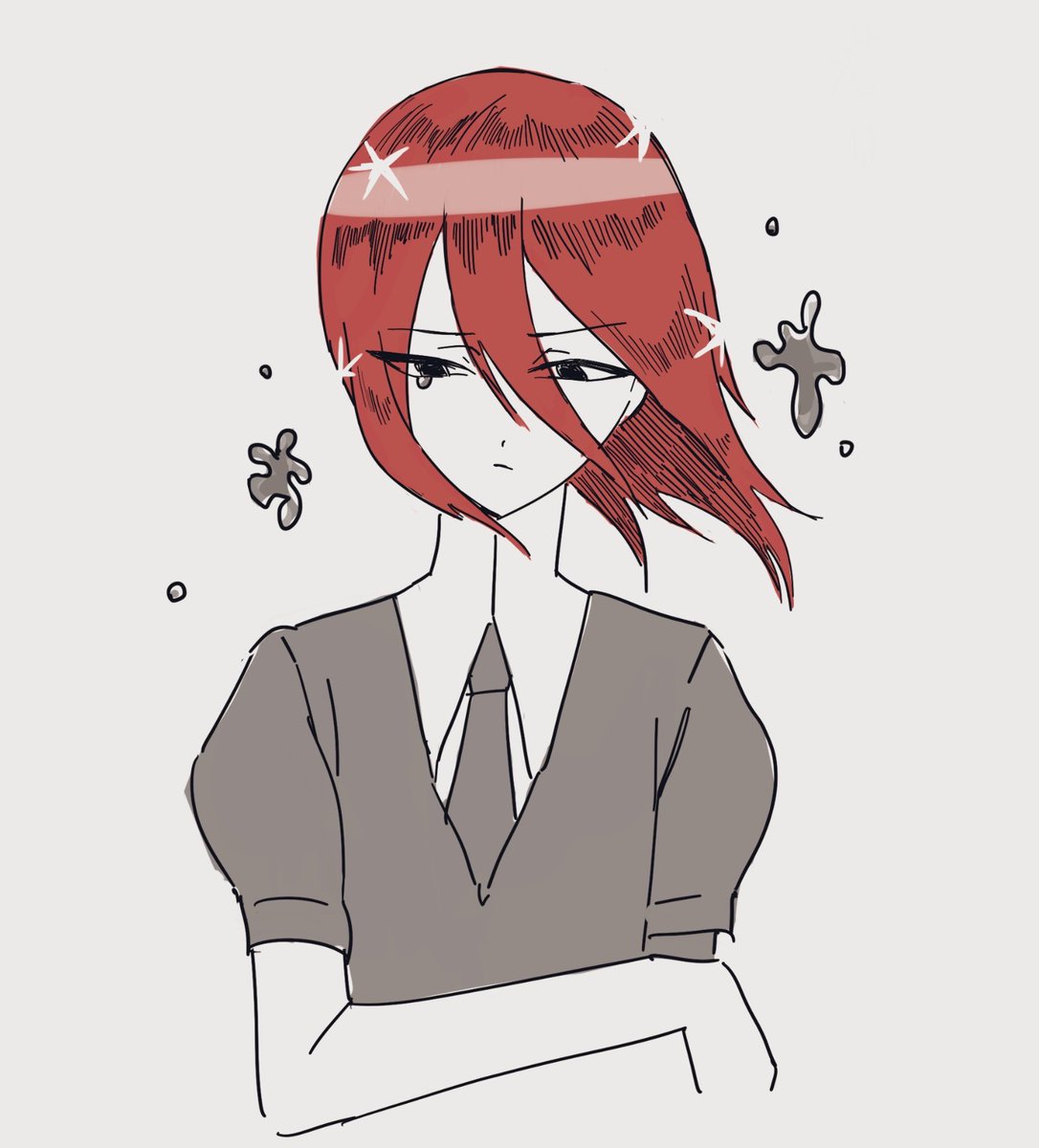 akubi__mu's tweet photo. 辰砂　#宝石の国 https://t.co/wGoMyRPKzO