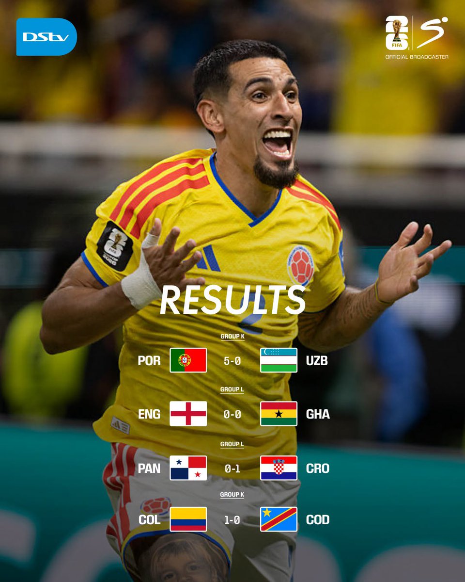 DStvNamibia's tweet photo. Things went WILD! 🤯 

PORTUGAL! 🇵🇹 Tjoms! Did you have to do all that? 

Don't miss another game of the #FIFAWorldCup2026 🏆⚽.  Reconnect your DStv for N$190 👉 https://t.co/sMKvFVb2JW to get all games from group stages to the final!📺

#EverythingCanWait #DStvFIFAWorldCup2026 https://t.co/b2LyWQotHL
