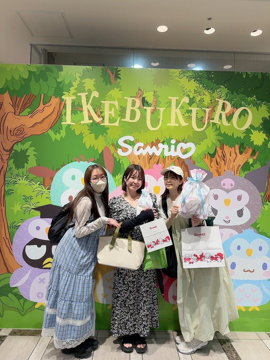 kanako_nomura's tweet photo. ちょっと前にゆちゃと諏訪ちゃんとランチしてきたんだ〜🥰

サンリオショップでお買い物も楽しかった…！！
たくさん話せて嬉しかったぁあ！💕

そして…2人とも主演おめでとう❤️‍🔥
めちゃくちゃ応援しているっ😭🎉 https://t.co/noCUb3s4hD