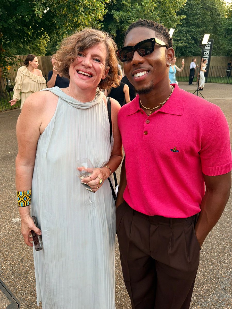MazzucatoM's tweet photo. Best thing about @sepentineuk summer party last night was chatting with19 year old super star Gunner Myles Lewis-Skelly. Go @arsenal ! https://t.co/dO2r2c09BK