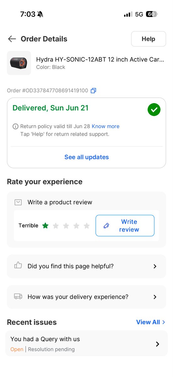 thesahilsaini07's tweet photo. Dear @FlipkartSupport, my account was mysteriously wiped clean overnight, showing no order history for ID: OD337847708691419100. I have the proofs. If not resolved now, I’ll escalate to the Consumer Forum &amp; take legal action. Please restore my details &amp; process my refund." https://t.co/zZuMh2xg9A