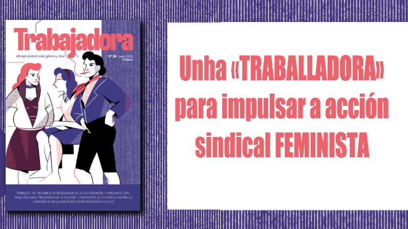 ccoogalicia's tweet photo. 🔥 Presentamos a nova etapa da Revista Trabajadora. Nova época, a mesma forza de sempre! Un espazo de debate e acción. Coa portada espectacular de Carla Berrocal! 🎨
O compromiso segue intacto, seguimos na loita! 💪
👉 Consulta a nova web: https://t.co/Nu9Yy38T59 https://t.co/HfZ8ke9pag
