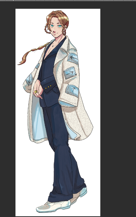Am5p9Lc's tweet photo. 正イデのほさんの立ち絵～～ https://t.co/DcdJ6ZyhYG