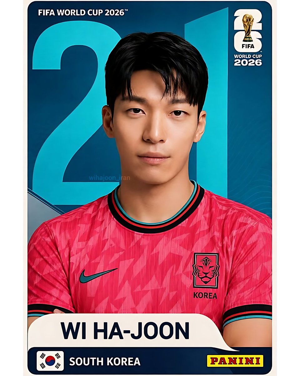 wisojun's tweet photo. Wively's favorite player in the World Cup🤭⚽️🇰🇷
created with (AI)❕️📸
#wihajun #wihajoon #korea #worldcup #AI https://t.co/HjHCDMxh4N