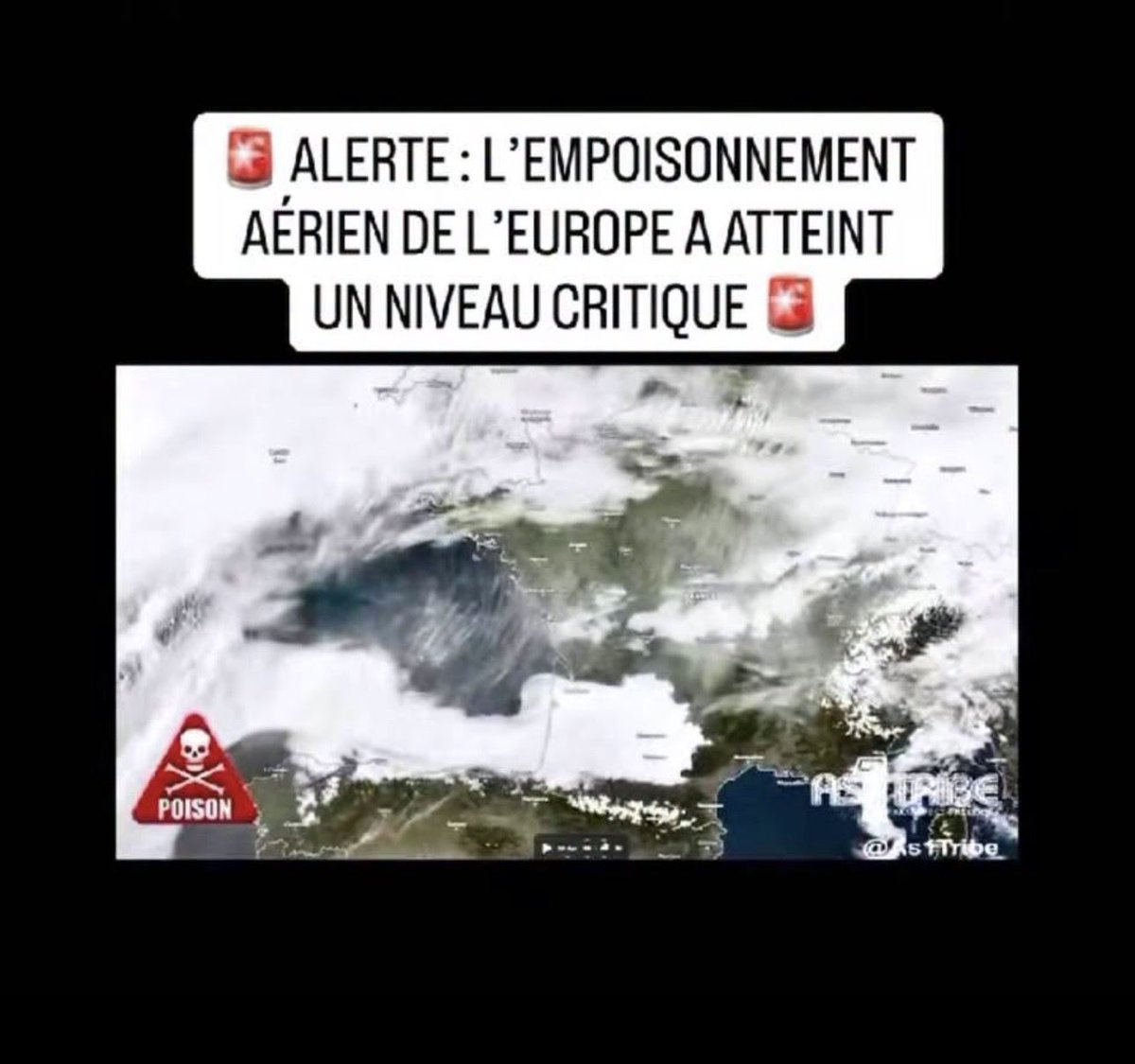 HChalvignac's tweet photo. Chemtrails ça suffit! 
cherchent-ils à se débarrasser des plus fragiles? https://t.co/6Gh4j29rSM