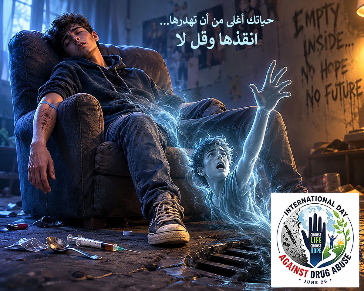 Alsiraj15's tweet photo. حياتك وحياة ابنك تستحق، قل لا للمخدرات
عن عبد الله بن عمرو بن العاص رضي الله عنهما قال: رسول الله صلى الله عليه وسلم :"كفى بالمرء إثمًا أن يضيع من يقوت" حديث صحيح رواه أبو داود وغيره.
#WorldDrugDay
#InvestInPrevention
#StopOrganizedCrime
#الإسلام https://t.co/kCVJFLxmHh