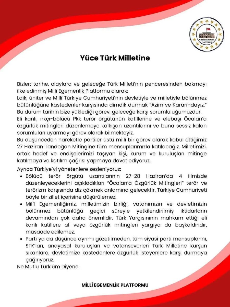 BurakTok3461's tweet photo. Ey Türk !!!
Elalem bebek katili için üşenmeyip her şeyi yaparken, sen de bir zahmet varlık göster, Tandoğan da ol ..
Bu toplanma sultanahmet mitingi ruhunda olsun. Yeni bir Mustafa Kemal bekleme, sen ol. Türk ol... https://t.co/9vVj92pvco