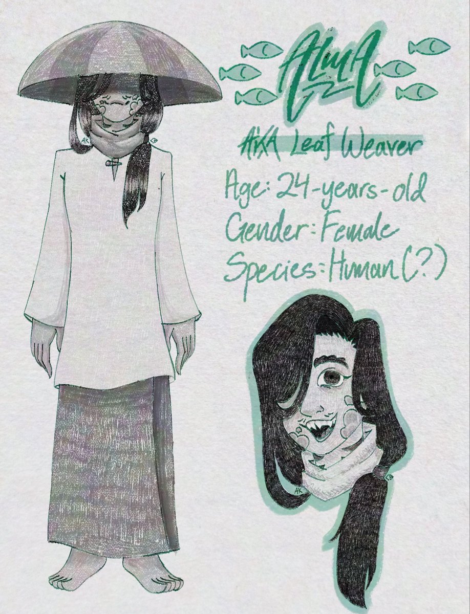 AidenKnow's tweet photo. Lo and behold,
Alma, the Leaf Weaver 🍃🐟🍃
#AidenKnow #OFFGame #OFFFangame #OFFSpinOFF #NUMBERSOFFFangame #AlmaNUMBERS https://t.co/3A5OefoFhQ