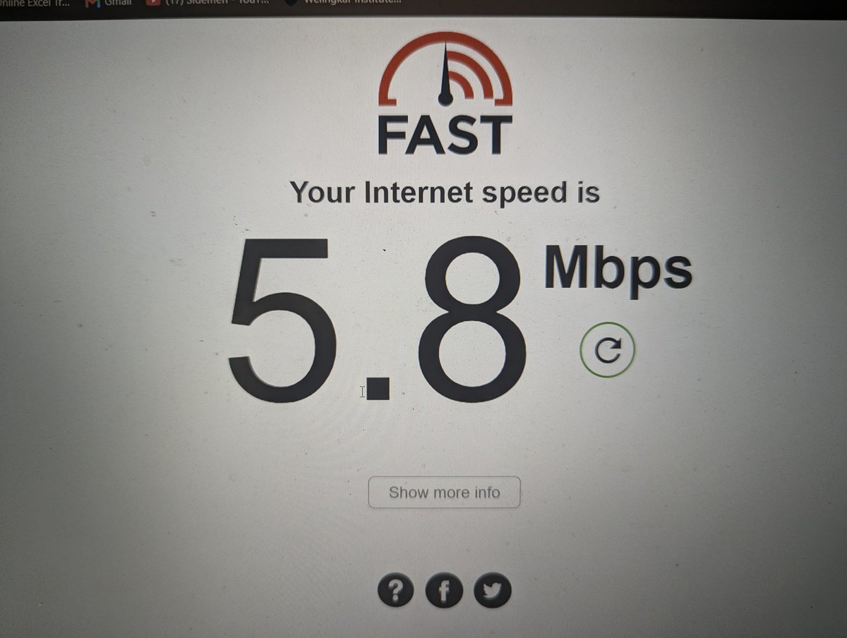 satwik2119's tweet photo. I have been using Airtel air fiber for a few months now.and it's the worst.
I have been complaining about the speed and connectivity every week. I paid for 40 mbps and I am getting 6mbps. Every week I have to call and fight with them about my speed. @airtelnews
@airtelindia https://t.co/lDMJHBYyAB