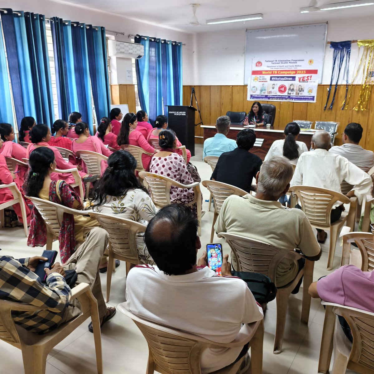 RThural96373's tweet photo. Nikshay Divas Celebration With TB Patients, TB Champions, And Health Staff Block Thural Distt Kangra HP #TBMuktBharat https://t.co/TGoKpEzB45