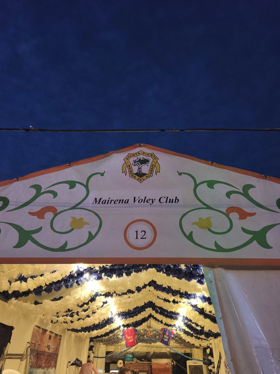 Mairenavoley's tweet photo. ¡NOS VAMOS DE FERIA! 💃🕺

Nuestra caseta ya está preparada para recibir a la FAMILIA MVC 💙!!

Gracias a tod@s los padres/madres por vuestra colaboración, ha quedado genial!! 🎉💫

#feriamairena #casetaMVC #entradalibre 

@MairenaAljarafe https://t.co/kkoUsEDc6K