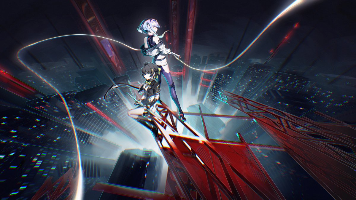 4NXXI's tweet photo. #WuWaFanart #CyberpunkEdgerunners https://t.co/ktUcihkQnZ
