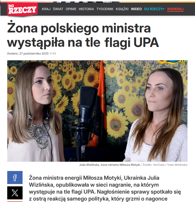Bob_Gedron's tweet photo. @nowePSL @motykamilosz @se_pl A powiedział to osobiście zainteresowany mąż Ukrainki, Julii Wizlińskiej, która śpiewa pieśni po ukraińsku na tle flagi ukraińskich nacjonalistów. 
Dodam, że to gówniarz, który na noszeniu teczki za politykami PSL zrobił karierę i bez żadnego doświadczenia został ministrem. https://t.co/pMbmey5bcD