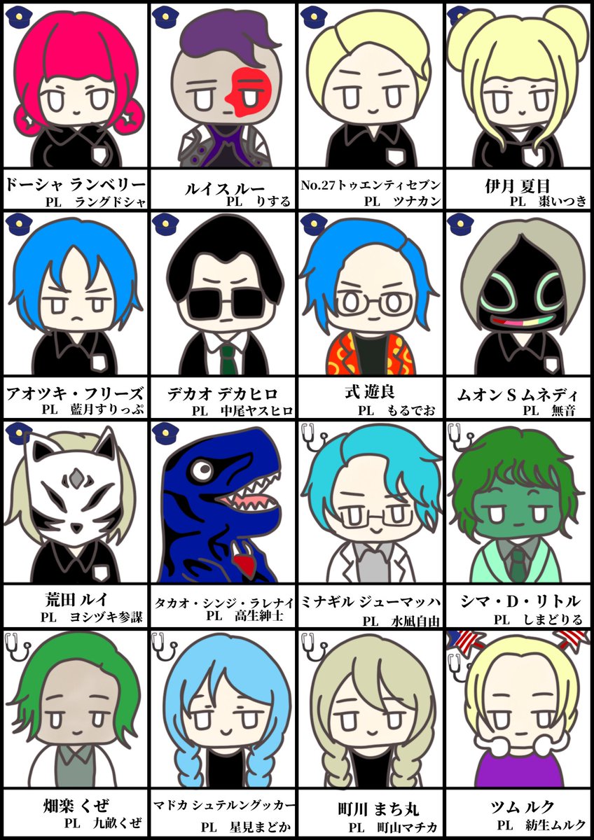 yui351061252921's tweet photo. #ビギニングラセフ
ビギニングラセフ 全員集合！住民名鑑 https://t.co/AiudOoAvdN