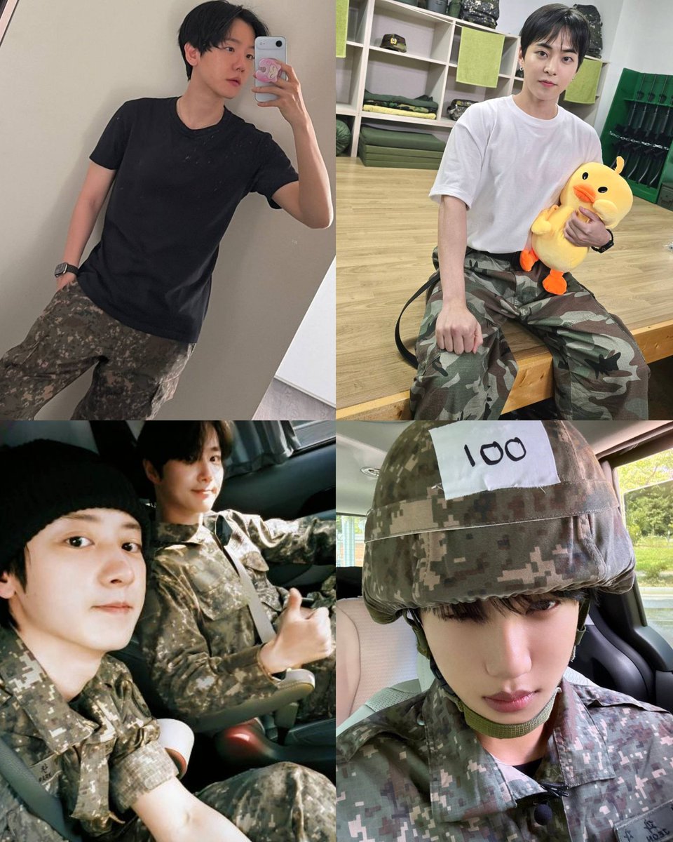BBHE_'s tweet photo. 👤: EXO’s military service is finally over after 6 years

Meanwhile EXO: https://t.co/VTGKPwz3Nh