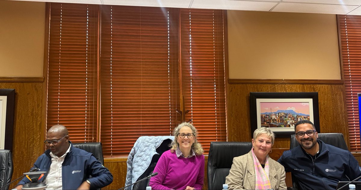 ricardomackenzi's tweet photo. Our @WesternCapeGov Cabinet meeting. Jobs  always on our agenda to enable growth in our a province &amp; 🇿🇦

It is also likely @DavidMaynier last Western Cape Cabinet (once all approved) meeting he will go to National 🥳 https://t.co/8kjGI5L0D6