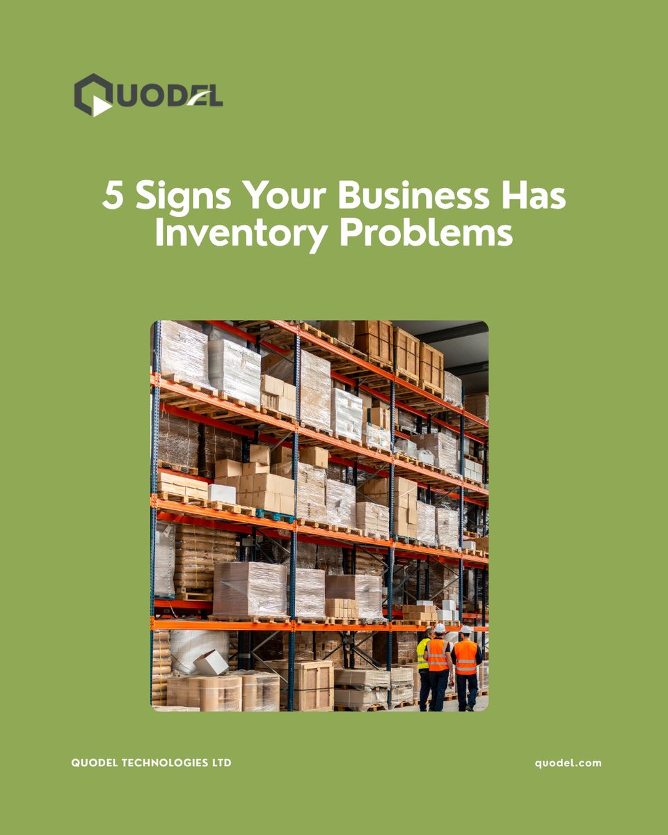 Quodel_'s tweet photo. 🚨 Inventory problems are costing your business more than you think.

If you’re dealing with:
Stockouts
Dead stock
Inventory errors
Lost sales
Manual tracking

It’s time for a smarter solution.

📩 DM us to take control of your inventory.

#InventoryManagement #quodel #stockmgt https://t.co/1T8IvgoYT8