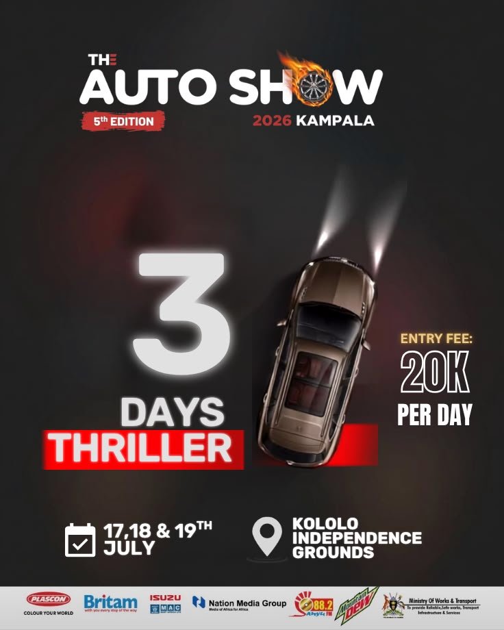 MusogaOn's tweet photo. #Autoshowkampala
3 days now
JULY Frisay 17th-Sunday 19th
@AutoShowKampala https://t.co/6j7w13A5vE