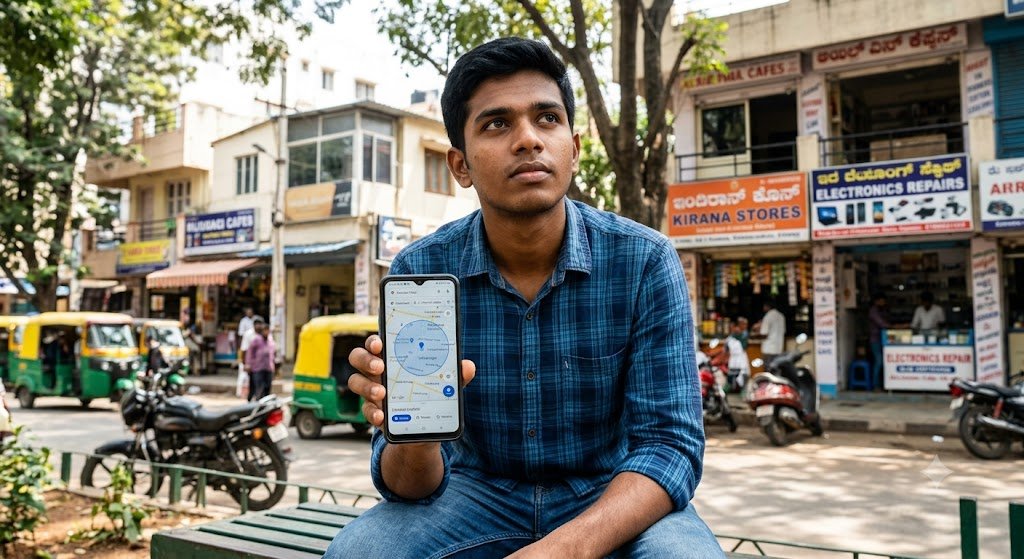Granesh_X's tweet photo. Open google maps. drop a pin. expand 2km.
Count the businesses.
88% run zero ads. not lack of demand—lack of execution.
avg client distance: 3.2km
avg cost: ₹400
avg time: 3 days
the market was never far.
#LocalBusiness #FirstClient #FreelanceIndia #DigitalMarketing https://t.co/aq6PfTB7Ah